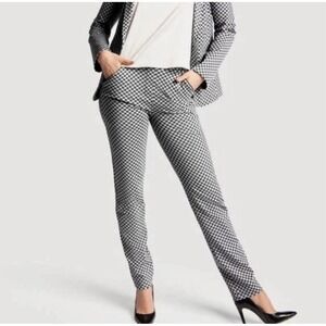 Betabrand Skinny‎ Leg Pencil Catstooth Dress Pants Women's Small Long NWOT Cats